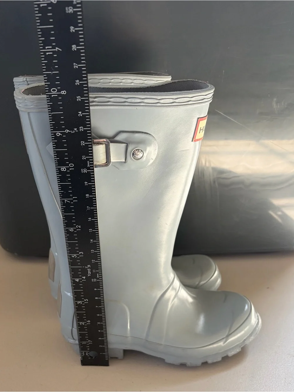 Little Kids Hunter Baby Blue Original Gloss Tall Rain Boots Size 13B/1G